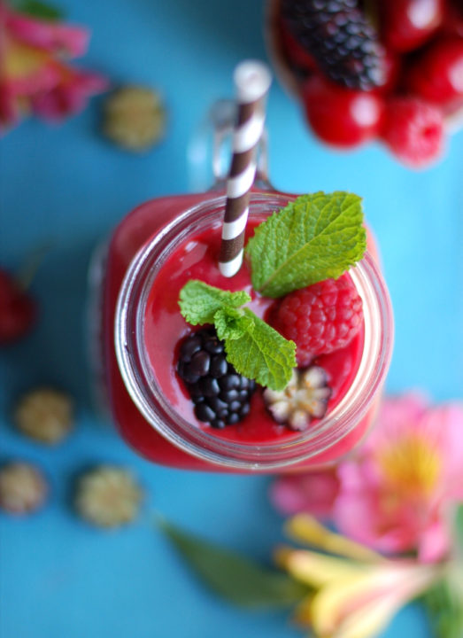 Cherry and Coconut Smoothie