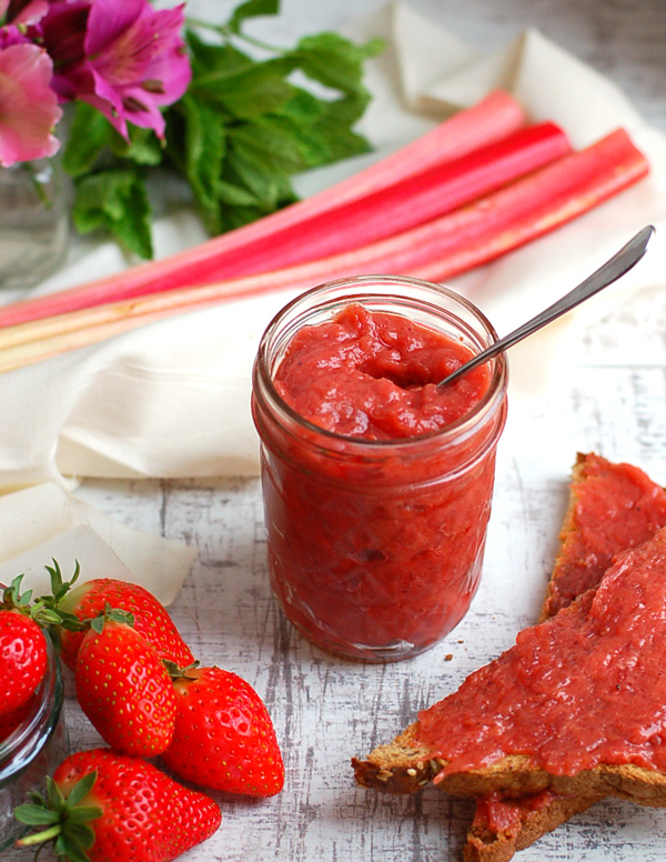 Strawberry and Rhubarb Jam with Cardamom