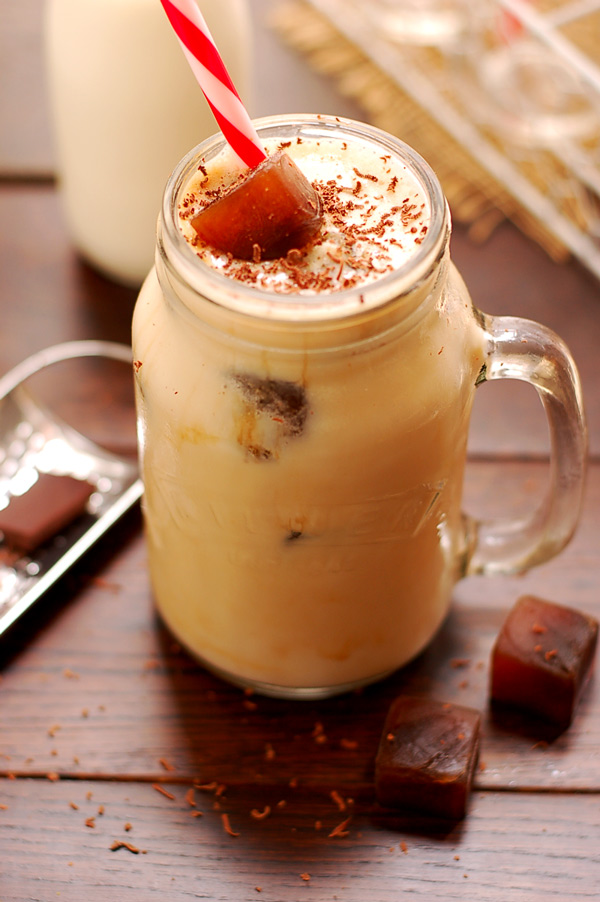 Vanillabohnen-Eiskaffee
