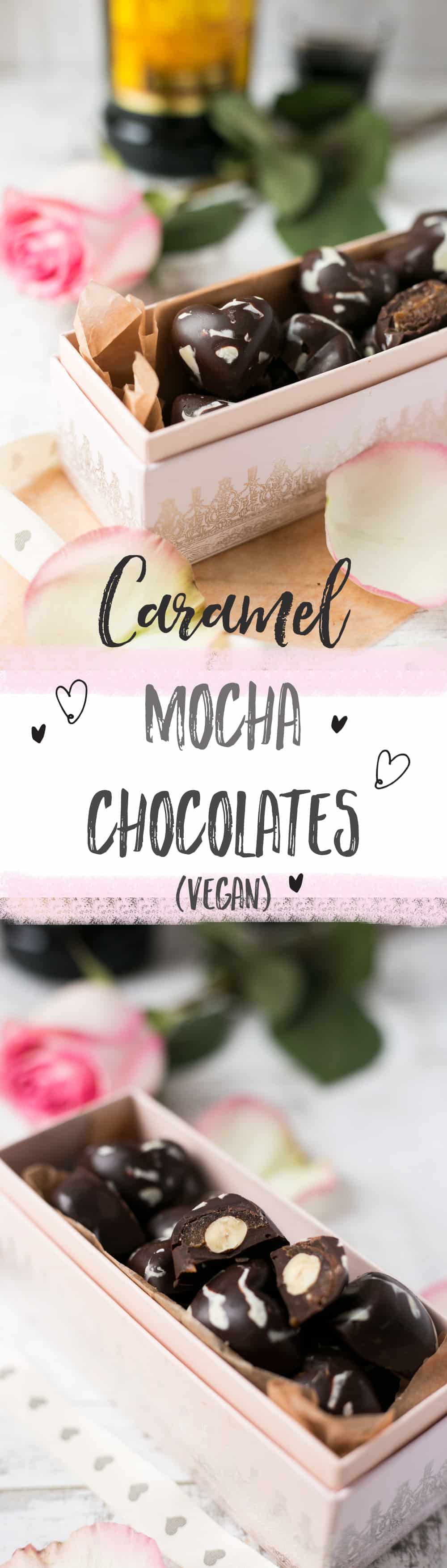 Caramel Mocha Chocolates. Perfect gift for Valentine's Day! | via @annabanana.co