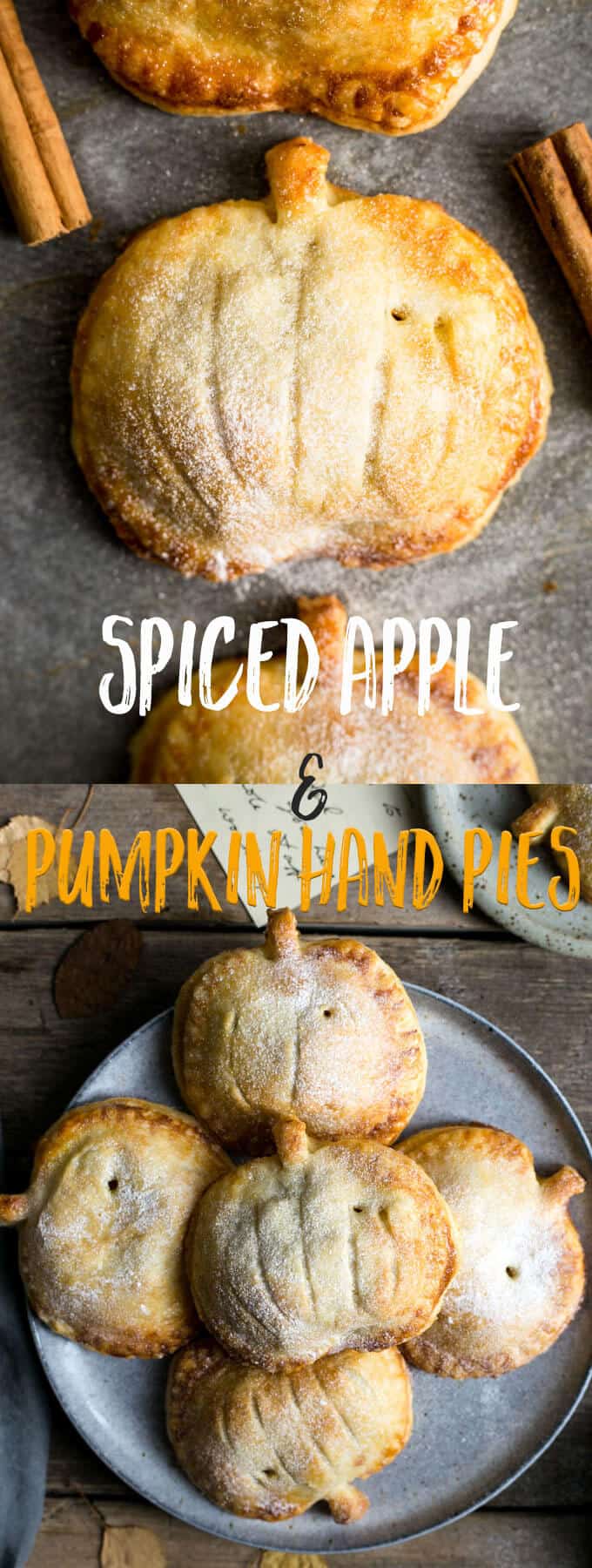 Spiced apple and pumpkin hand pies recipe #vegan #pie | via @annabanana.co