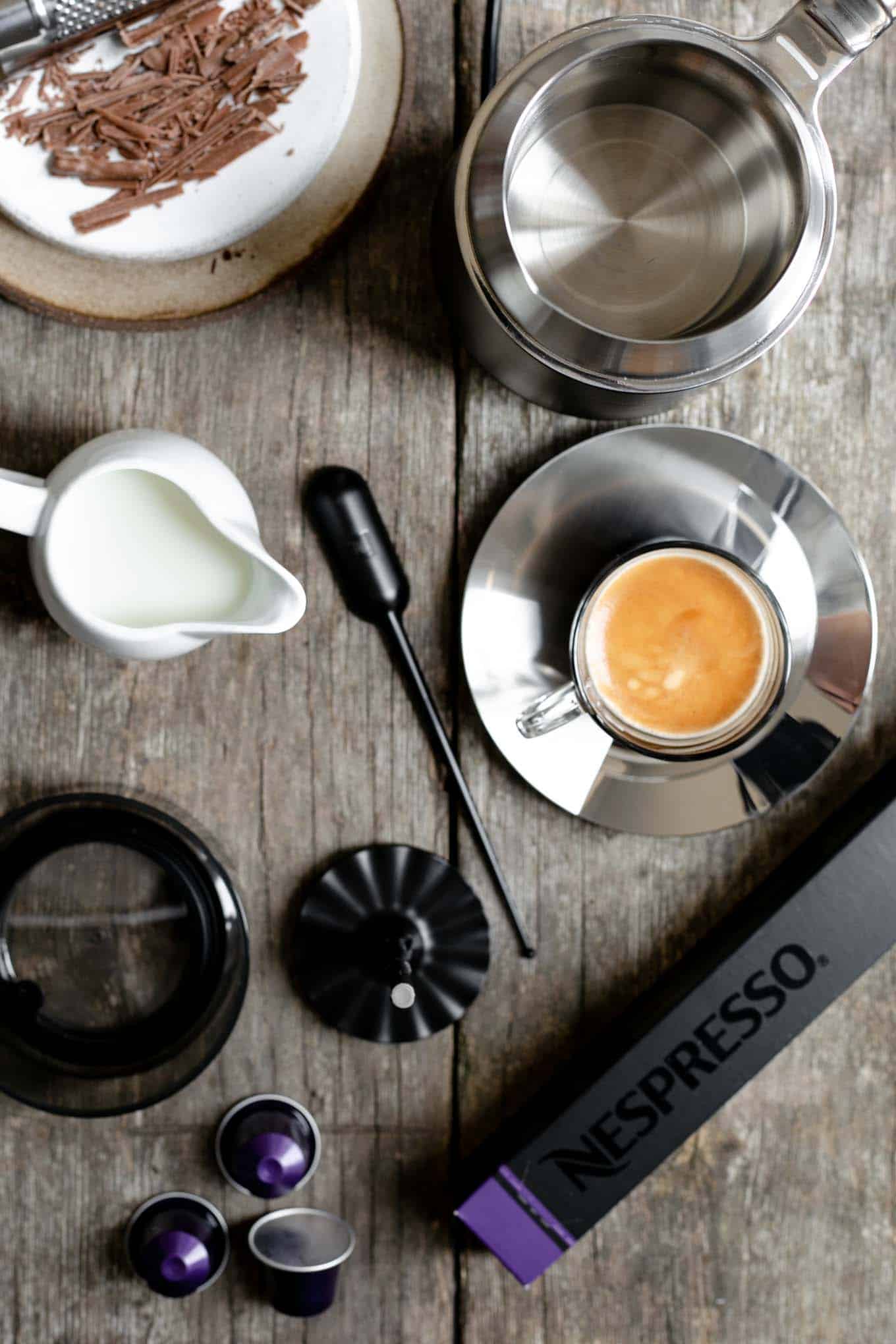Nespresso Barista coffee recipes #coffee #icednitro #cafeviennois | via @annabanana.co