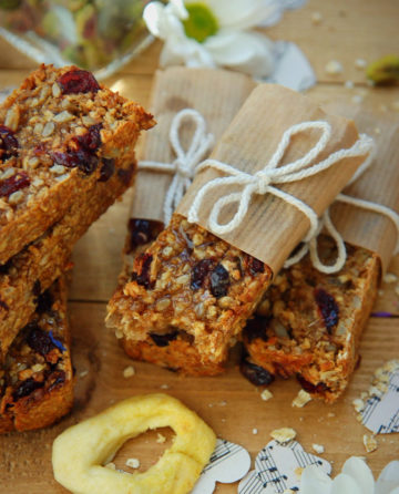 Apple and Cranberry Bars