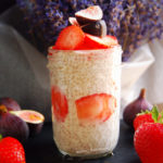 Chia Pudding with Strawberries and Baby Figs