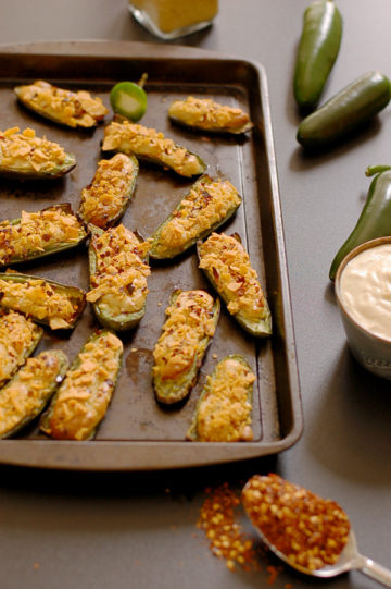 Jalapeno Poppers with Cashew Cheese