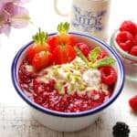 Cardamom Porridge with Berry Compote