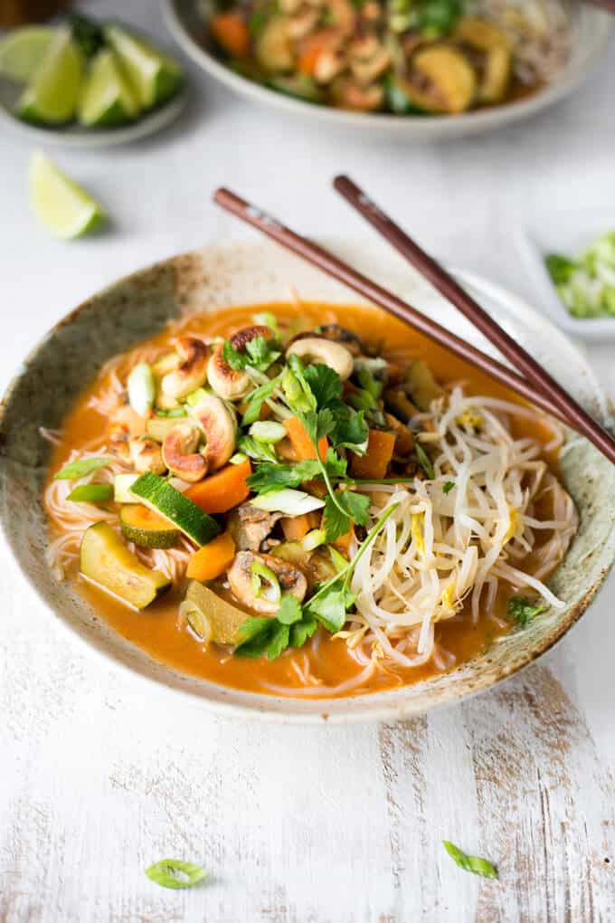 Thai Red Curry Noodles-2 - Anna Banana