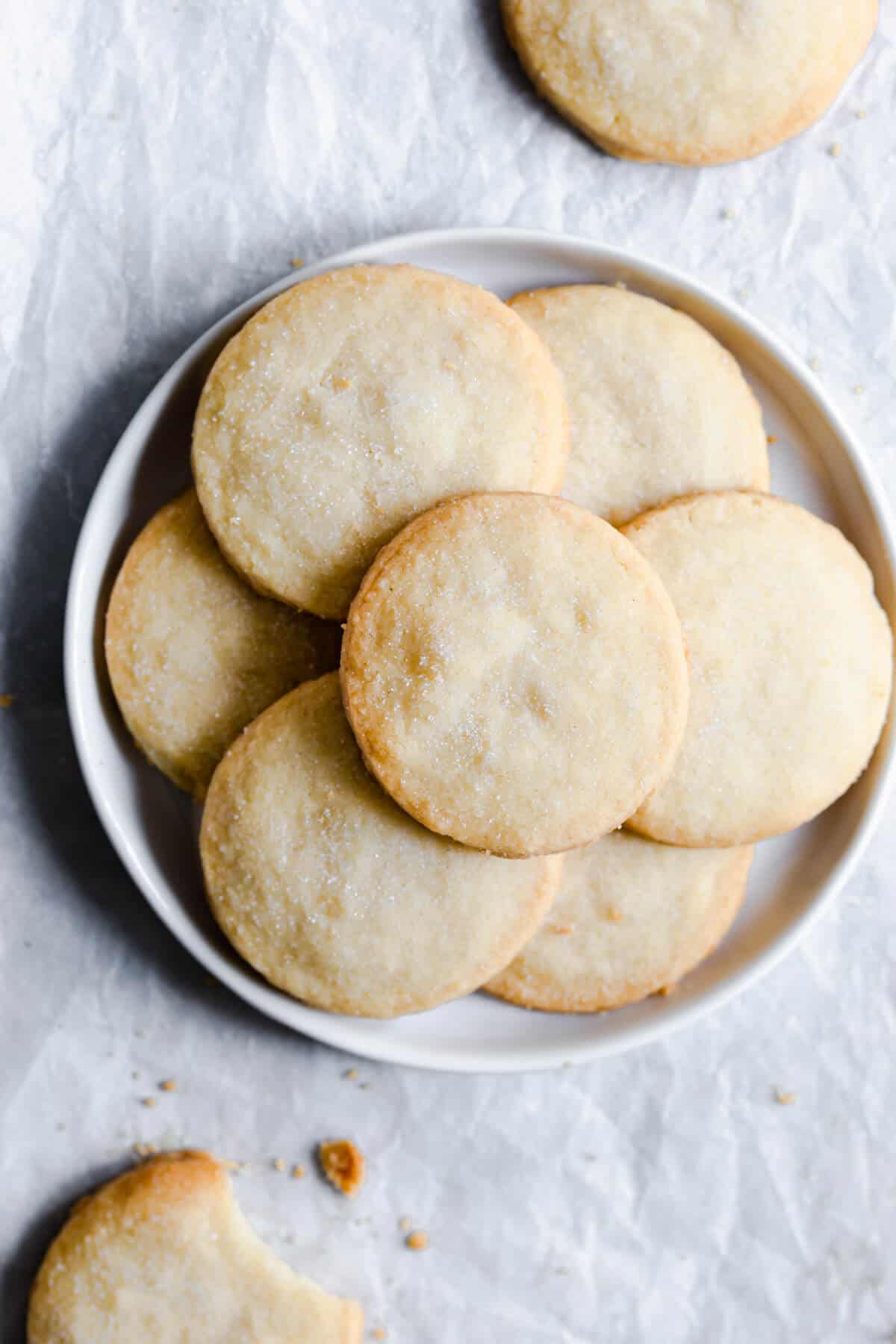 Vegan Shortbread Cookies | Anna Banana