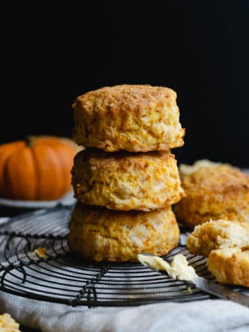 Delicious pumpkin and cheese scones