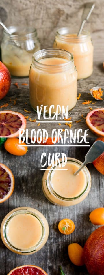 Vegan blood orange curd recipe! Super simple and quick! #vegan #curd #dairyfree | via @annabanana.co