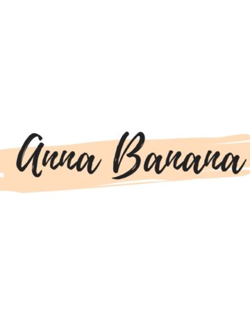 anna banana logo text overlay